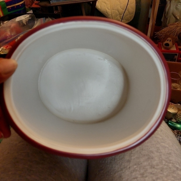 Oneida Vintage Labels Large Oval Stoneware Cookie Jar/Canister - Picture 9 of 13